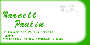 marcell paulin business card